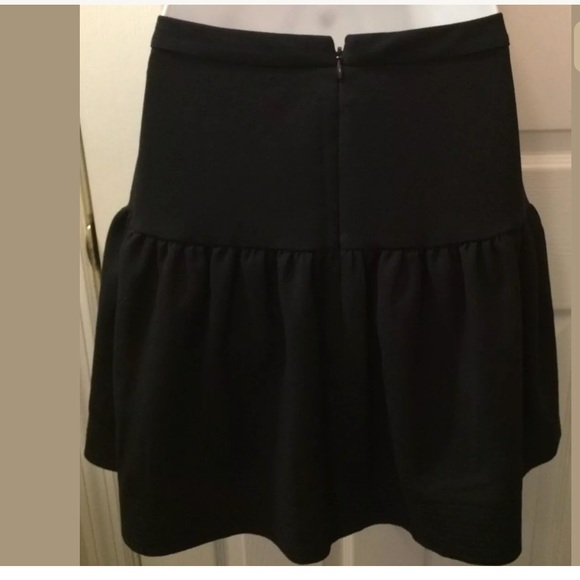 New J. CREW Flounce Skirt Navy Blue Mini career NWT Workwear Academia Career - Picture 6 of 8